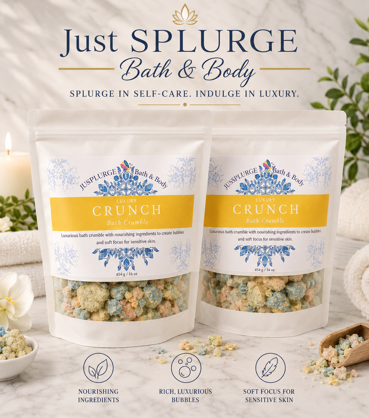 CRUNCH Bath Crumbles